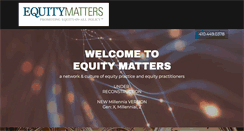 Desktop Screenshot of equity-matters.com